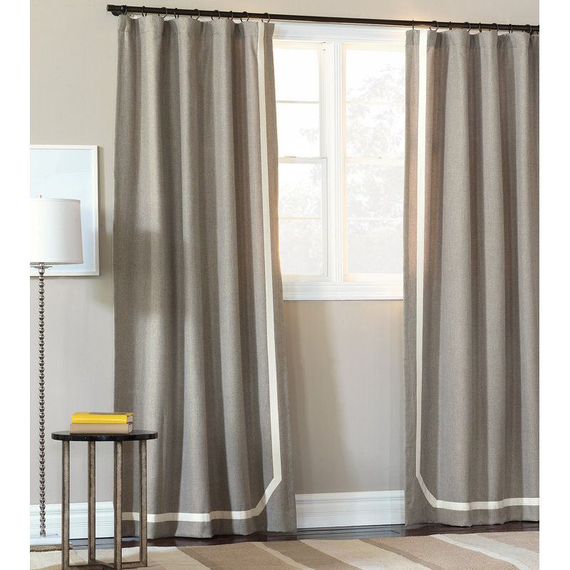 Eastern Accents Gavin Cotton Room Darkening Rod Pocket Single Curtain
